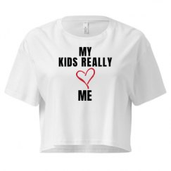 Ladies Festival Cali Crop Top Tee