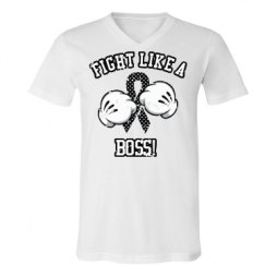 Unisex V-Neck Jersey Tee