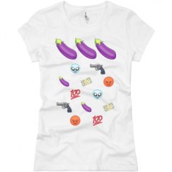 Ladies Slim Fit Basic Promo Jersey Tee