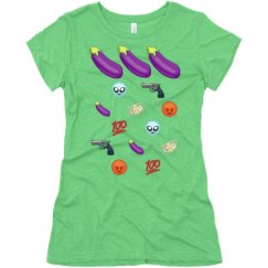 Ladies Slim Fit Super Soft Triblend Tee