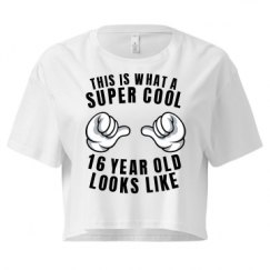 Ladies Festival Cali Crop Top Tee