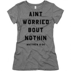 Ladies Slim Fit Super Soft Triblend Tee