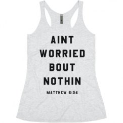 Ladies Slim Fit Super Soft Racerback Triblend Tank