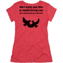 Ladies Slim Fit Super Soft Triblend Tee