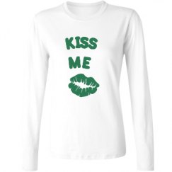 Ladies Relaxed Fit Basic Long Sleeve Tee