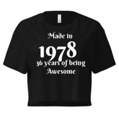 Ladies Festival Cali Crop Top Tee