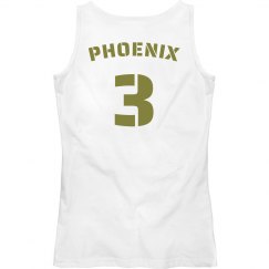 Women's Slim White Scrimmage Jersey Tank