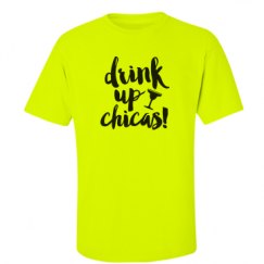 Unisex Ultra Cotton Safety Neon Crewneck Tee