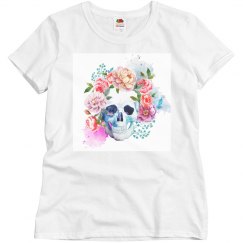 Watercolor Skull