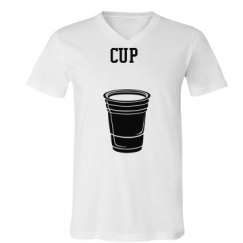 Unisex V-Neck Jersey Tee