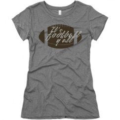 Ladies Slim Fit Super Soft Triblend Tee