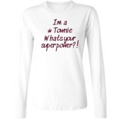 Ladies Relaxed Fit Basic Long Sleeve Tee