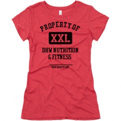 Ladies Slim Fit Super Soft Triblend Tee