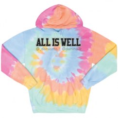 Unisex Tie-Dye Fleece Hoodie