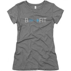 Ladies Slim Fit Super Soft Triblend Tee