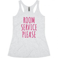 Ladies Slim Fit Super Soft Racerback Triblend Tank