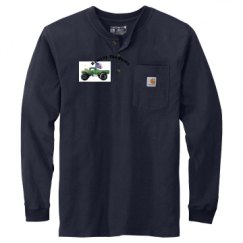 Unisex Carhartt Long Sleeve Henley Tee