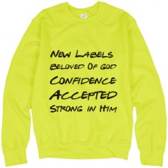 Unisex Neon Crewneck Sweatshirt