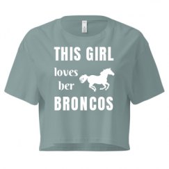 Ladies Festival Cali Crop Top Tee