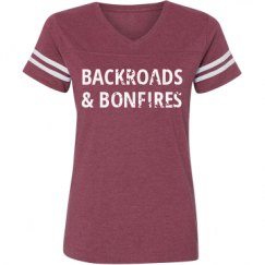 Ladies Relaxed Fit Vintage Sports Tee