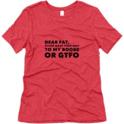 Ladies Relaxed Fit Super Soft Triblend Tee