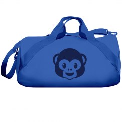 light blue monkey duffle 