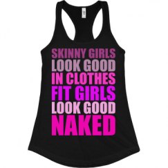 Ladies Slim Fit Racerback Tank Top