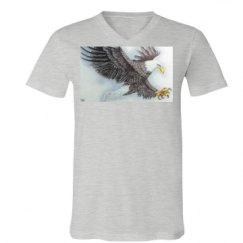 Unisex V-Neck Jersey Tee