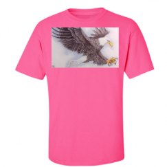 Unisex Ultra Cotton Safety Neon Crewneck Tee