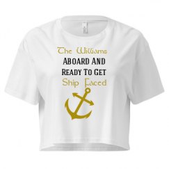 Ladies Festival Cali Crop Top Tee