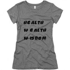 Ladies Slim Fit Super Soft Triblend Tee