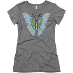 Ladies Slim Fit Super Soft Triblend Tee