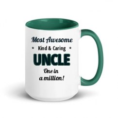 15oz Ceramic Mug with Color Inside