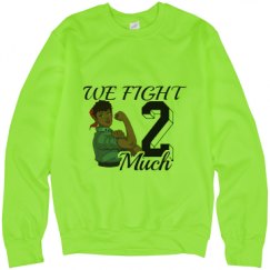 Unisex Neon Crewneck Sweatshirt