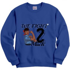 Unisex Film and Foil Crewneck Sweatshirt