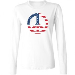 Ladies Relaxed Fit Basic Long Sleeve Tee