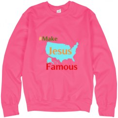 Unisex Neon Crewneck Sweatshirt