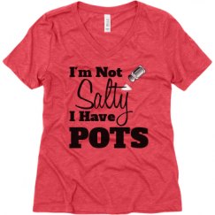 Ladies Relaxed Fit Super Soft Triblend V-Neck Tee