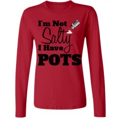 Ladies Relaxed Fit Basic Long Sleeve Tee