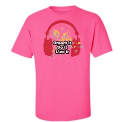 Unisex Ultra Cotton Safety Neon Crewneck Tee