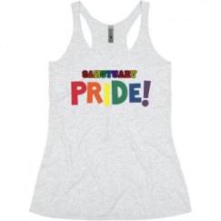 Ladies Slim Fit Super Soft Racerback Triblend Tank