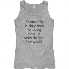 pushup bra tank