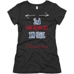 Ladies Slim Fit Super Soft Triblend Tee