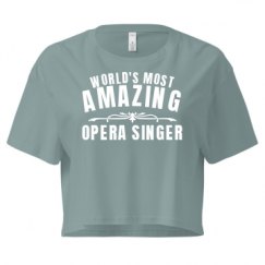 Ladies Festival Cali Crop Top Tee