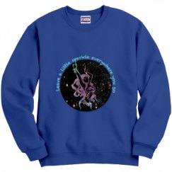 Unisex Film and Foil Crewneck Sweatshirt