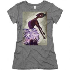 Ladies Slim Fit Super Soft Triblend Tee