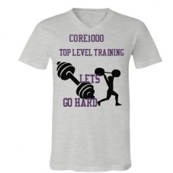 Unisex V-Neck Jersey Tee
