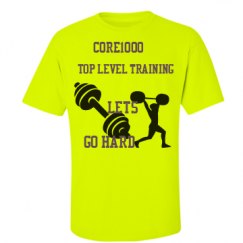 Unisex Ultra Cotton Safety Neon Crewneck Tee