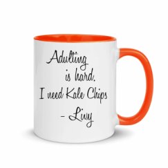 11oz Ceramic Mug with Color Inside