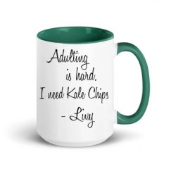 15oz Ceramic Mug with Color Inside